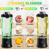 Portable Blender Personal Juicer for Shakes and Smoothies - 20 OZ Electric Protein Shaker Bottle with 6 Blades, Travel Lid, USB-C Rechargeable - Mini Small Blender Cup for Kitchen, Office, Gym 4